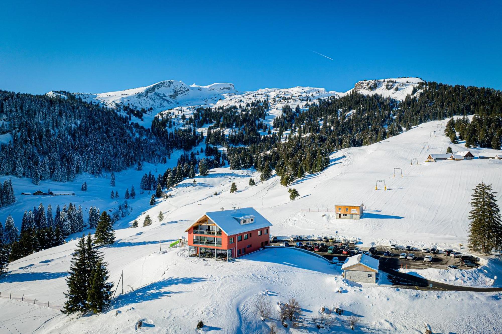 Hotel Restaurant Berghaus Malbun Buchserberg Buchs  Bagian luar foto