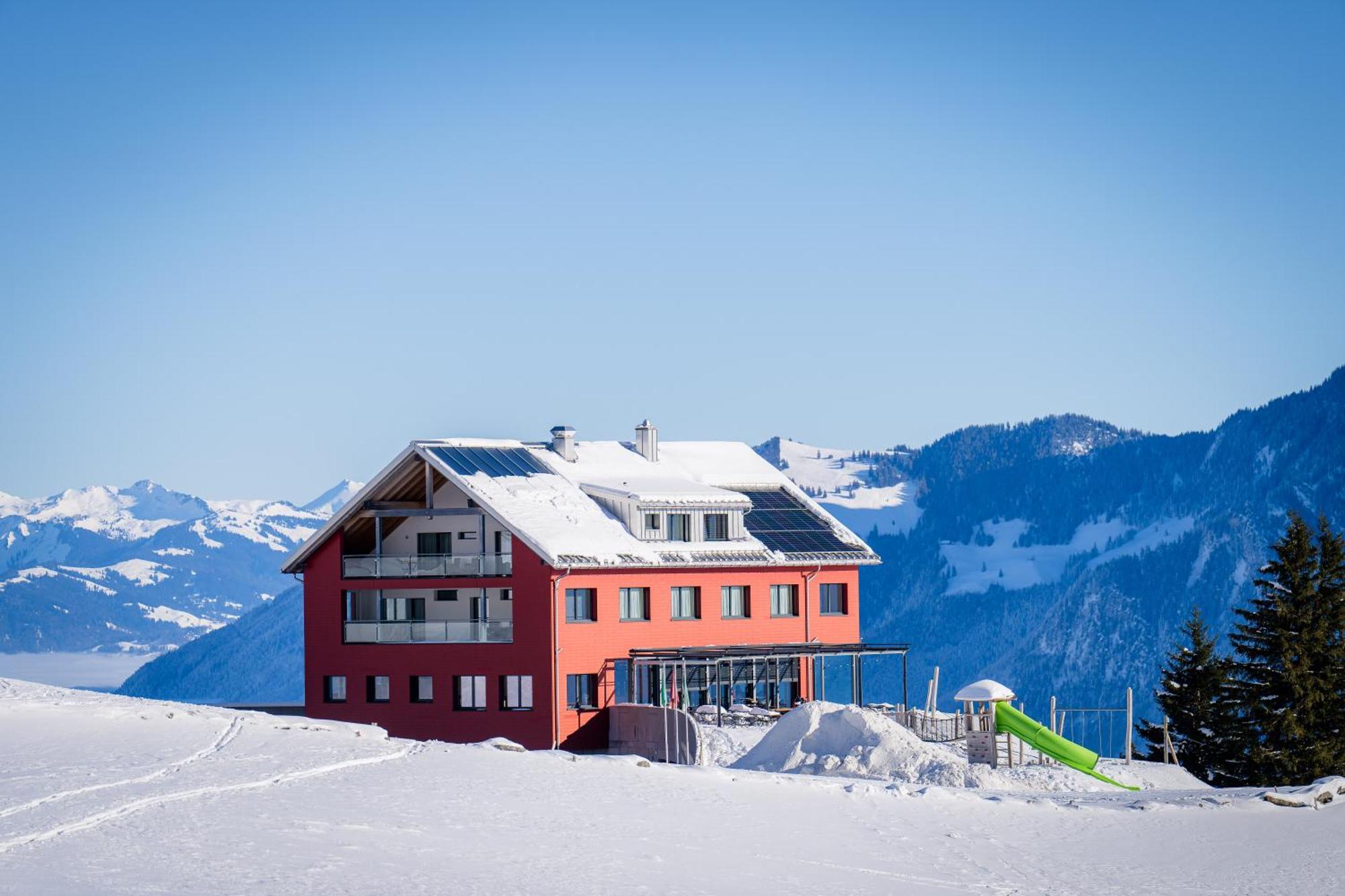 Hotel Restaurant Berghaus Malbun Buchserberg Buchs  Bagian luar foto