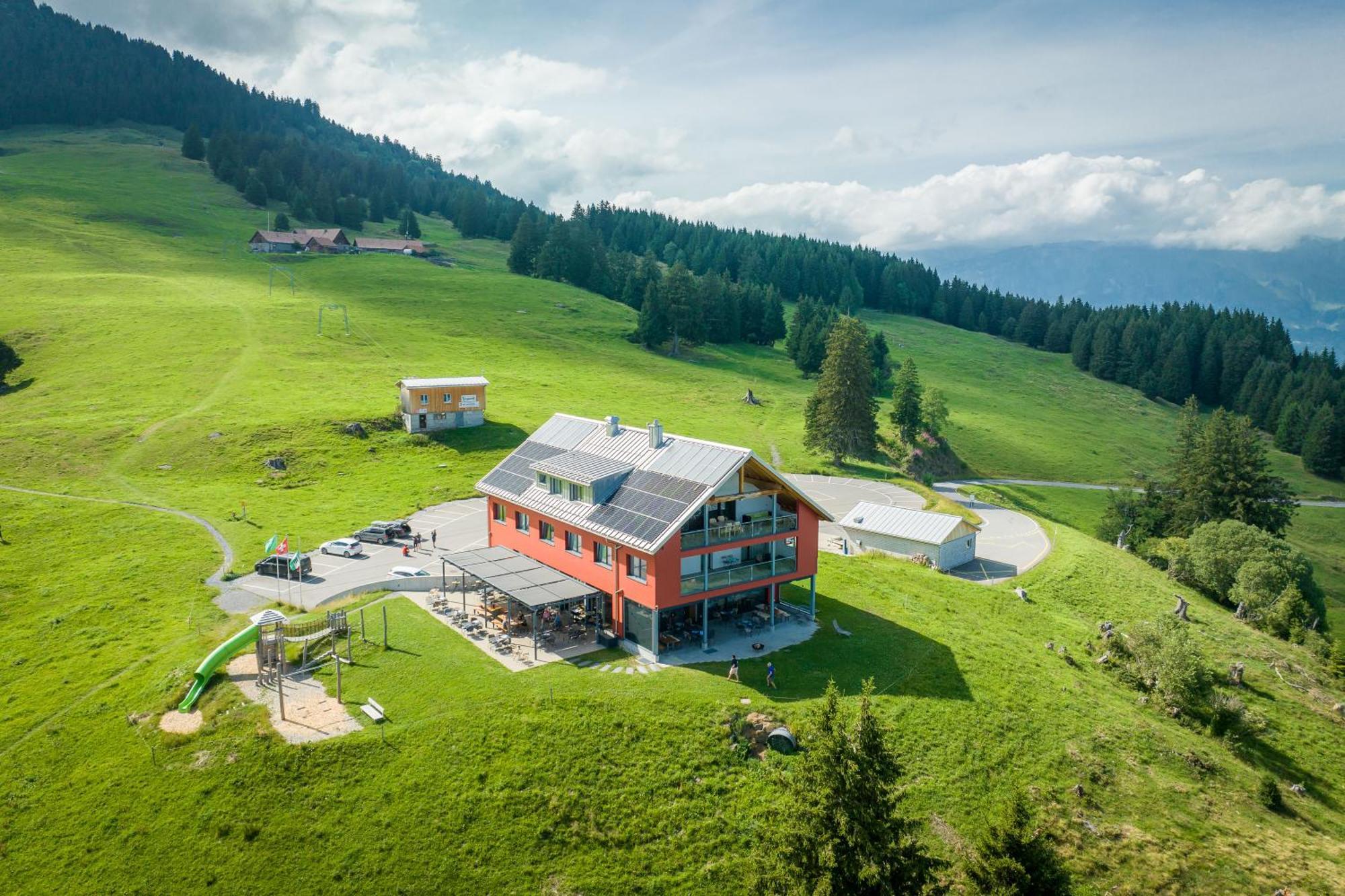 Hotel Restaurant Berghaus Malbun Buchserberg Buchs  Bagian luar foto